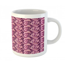 Vertical Wavy Pattern Art Mug