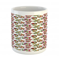 Flowers and Snakes Ornaments Mug