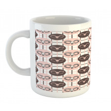 Animal Portraits on Circles Mug