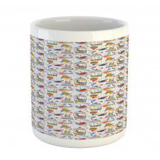 Singing Flying Animals Art Mug