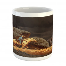 Cowboy Riding Horse Mug