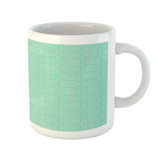 Monochrome Concentric Circles Mug