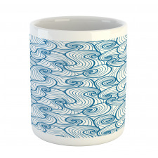 Swirling Oceanic Waves Mug