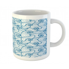 Swirling Oceanic Waves Mug