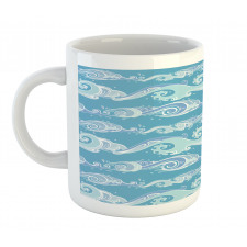 Sea Waves Ocean Splashes Mug