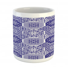 Rhythmic Flowers Motifs Mug