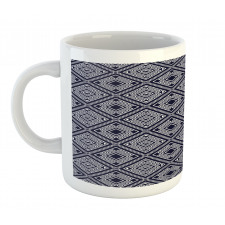 Rhythmic Bicolored Motifs Mug