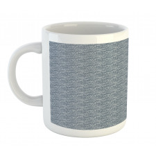 Mosaic Ocean Waves Mug