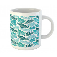 Exotic Tropical Leaves Art Mug