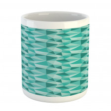 Poygonal Triangles Art Mug