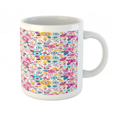 Flowers as Colorful Mug