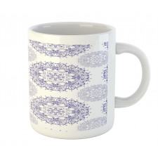 Floral Mandala with Hearts Mug