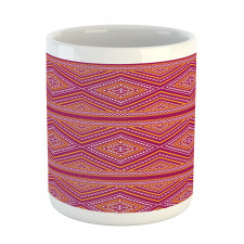 Geometrical Bi-color Folk Mug