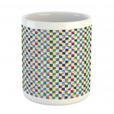 Retro Triangles Rectangles Mug