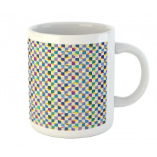 Retro Triangles Rectangles Mug