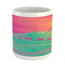 Camel Caravan Man and Sunset Mug