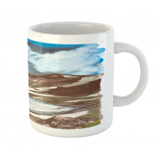 Snowy Mountains and Lake Mug