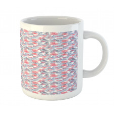 Intertwined Lily Lotus Flora Mug