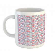 Intertwined Lily Lotus Flora Mug