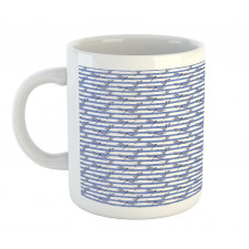 Stripes and Dragonflies Mug