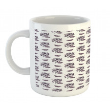 Butterflies Belladonnas Mug