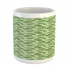 Jungle Foliage Luau Vibes Mug