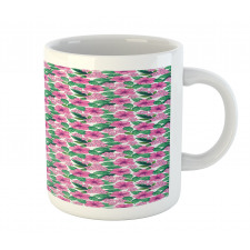 Hibiscus and Plumeria Art Mug