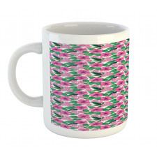 Hibiscus and Plumeria Art Mug