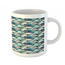 Pastel Monstera Palm Plants Mug