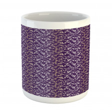 Lavish Curls on Purple Tone Mug