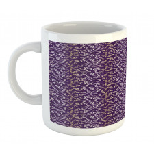 Lavish Curls on Purple Tone Mug