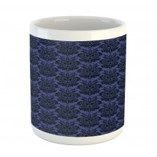 Polka Dots Damask Inspired Mug