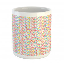 Colorful Stars and Dots Mug