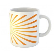 Sunrays in Tangerine Tones Mug