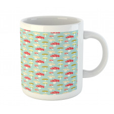 Cartoon Style Polka Dotted Mug