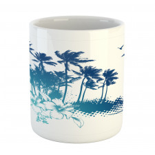 Hibiscus Flower Trees Mug