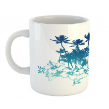 Hibiscus Flower Trees Mug