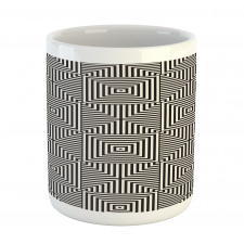 Ornamental Stripes Art Mug