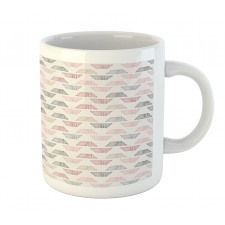 Hatched Trapezoids Art Mug