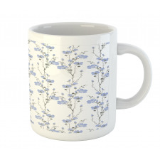 Blossoming Flax Flowers Mug