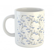 Blossoming Flax Flowers Mug