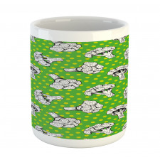 Digital Drawings of Broccoli Mug