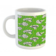 Digital Drawings of Broccoli Mug