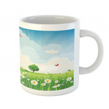 Spring Time Sunny Landscape Mug