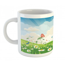 Spring Time Sunny Landscape Mug