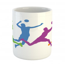 Man and Woman Playing Mug