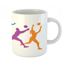 Man and Woman Playing Mug