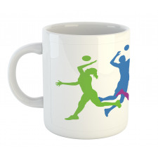 Man and Woman Playing Mug