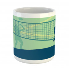 Females Competing Scene Mug