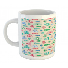 Creative Moths and Beetles Mug